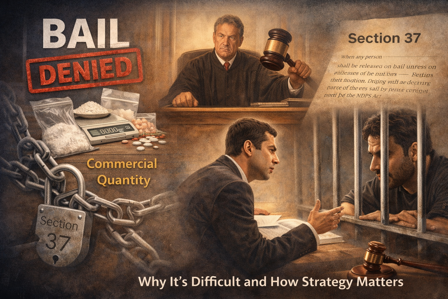 Bail in NDPS Cases – Why It’s Difficult and How Strategy Matters